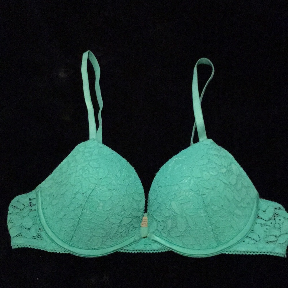 Aerie seafoam lace push up